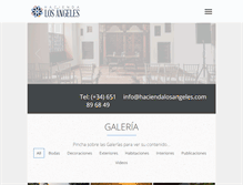 Tablet Screenshot of haciendalosangeles.com